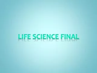 Life Science Fina l