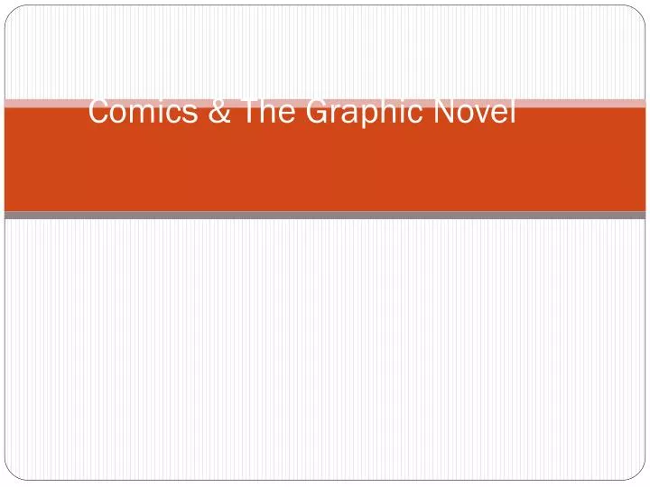 comics the graphic novel