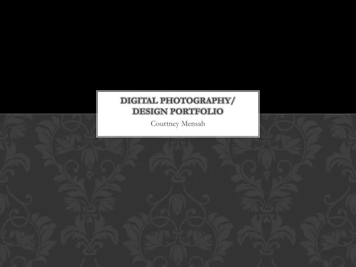 digital photography design portfolio