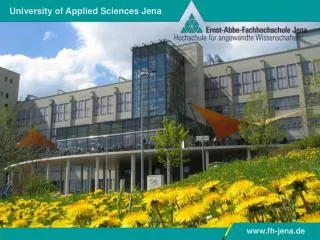 University of Applied Sciences Jena