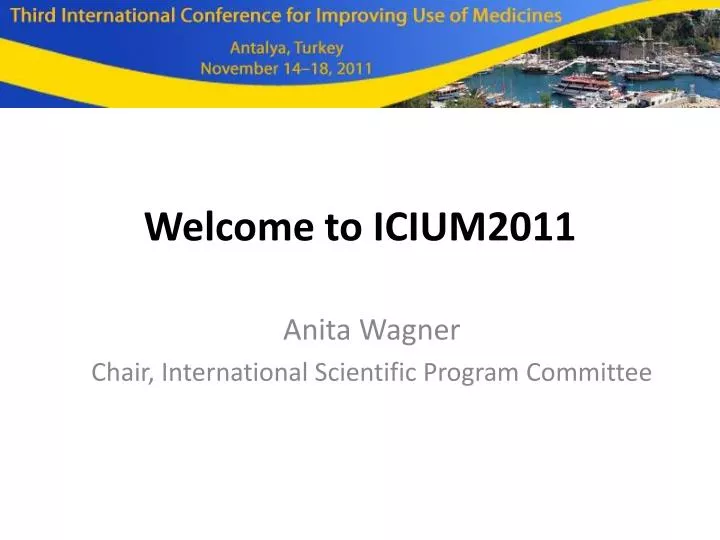 welcome to icium2011