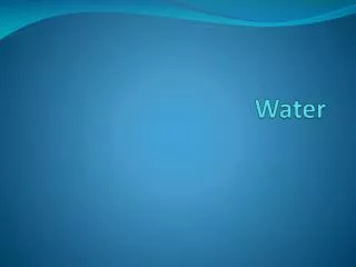 Water