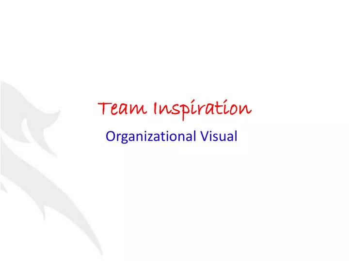 team inspiration