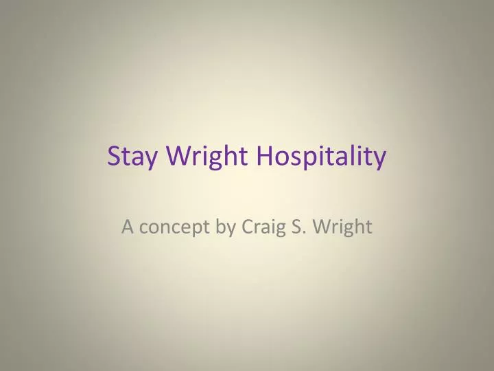 stay wright hospitality