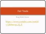 Fair Trade - slide 1