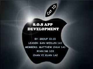 S.O.S App development