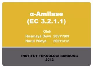 α-Amilase ( EC 3.2.1.1)