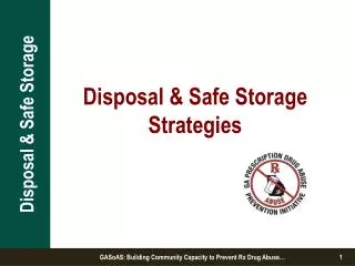 Disposal &amp; Safe Storage Strategies