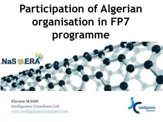 Participation of Algerian organisation in FP7 programme