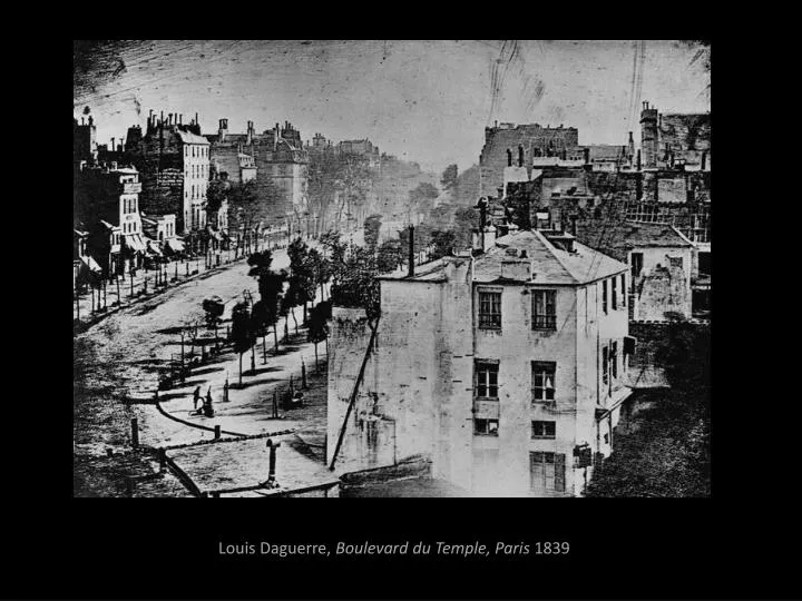 louis daguerre boulevard du temple paris 1839