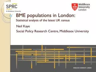 BME populations in London: Statistical analysis of the latest UK census