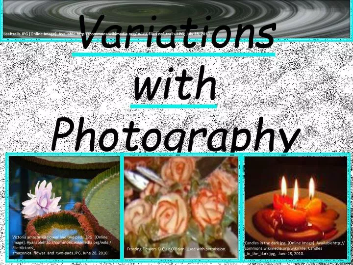 variations with photography ltec 3220 020 clair o brien