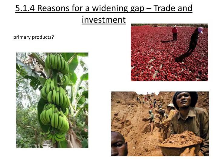 5 1 4 reasons for a widening gap trade and investment