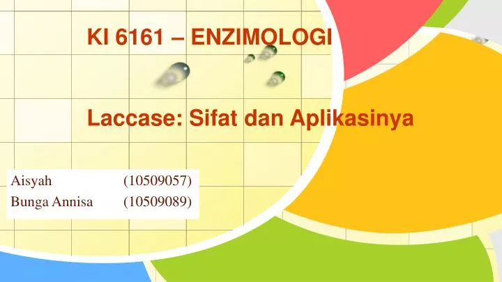 ki 6161 enzimologi laccase sifat dan aplikasinya