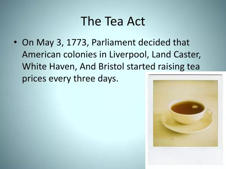 the tea act