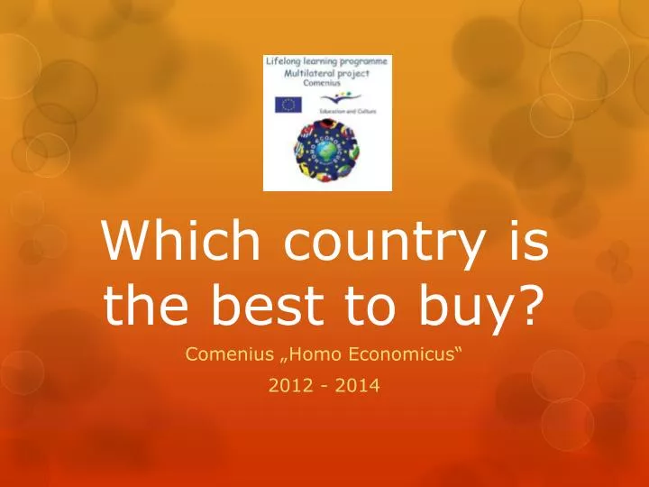which country is the best to buy