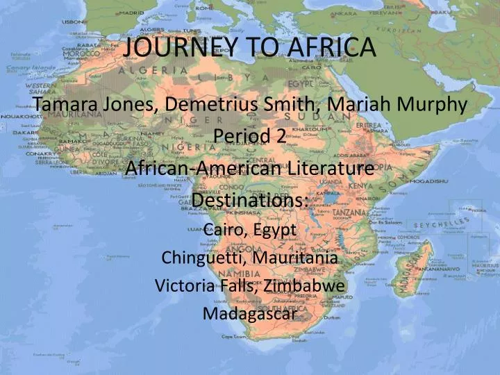 journey to africa