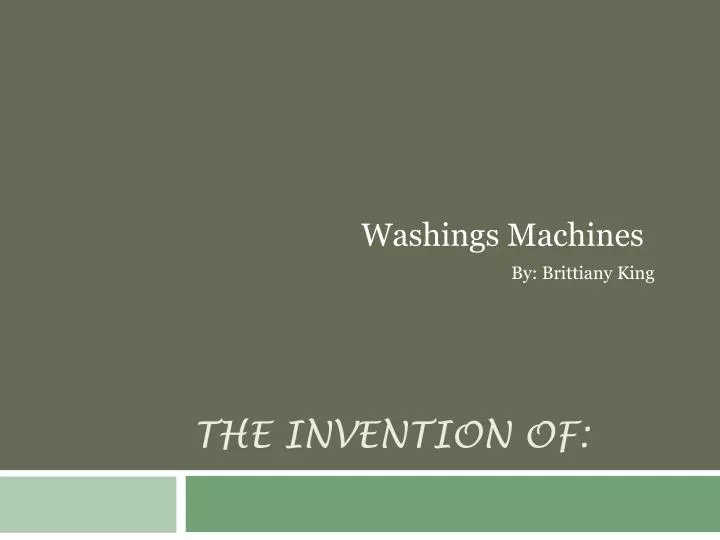 the invention of