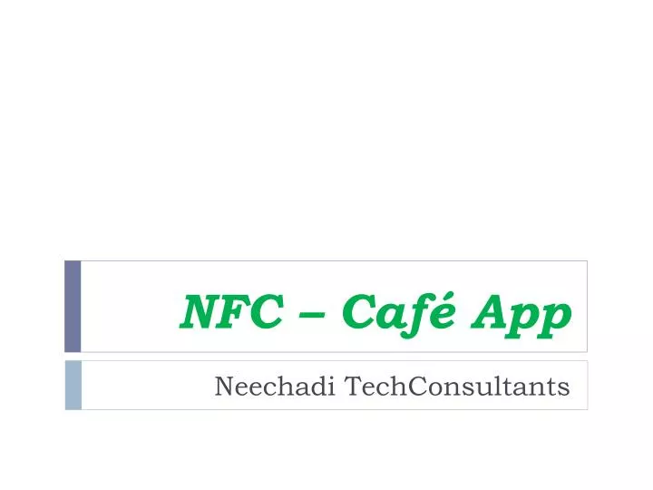 nfc caf app