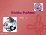 Electrical Machines