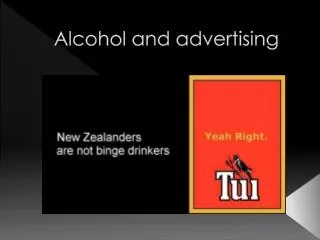 Alcohol and advertising