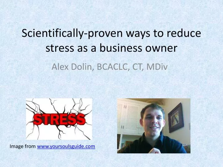 scientifically proven ways to reduce stress as a business owner