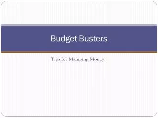 Budget Busters