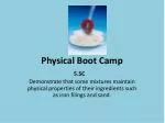 Physical Boot Camp - slide 1