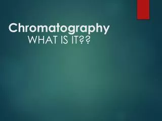 Chromatography