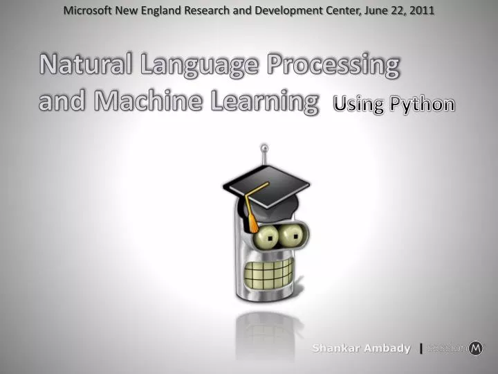 natural language processing and machine learning