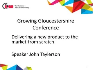 Growing Gloucestershire Conference