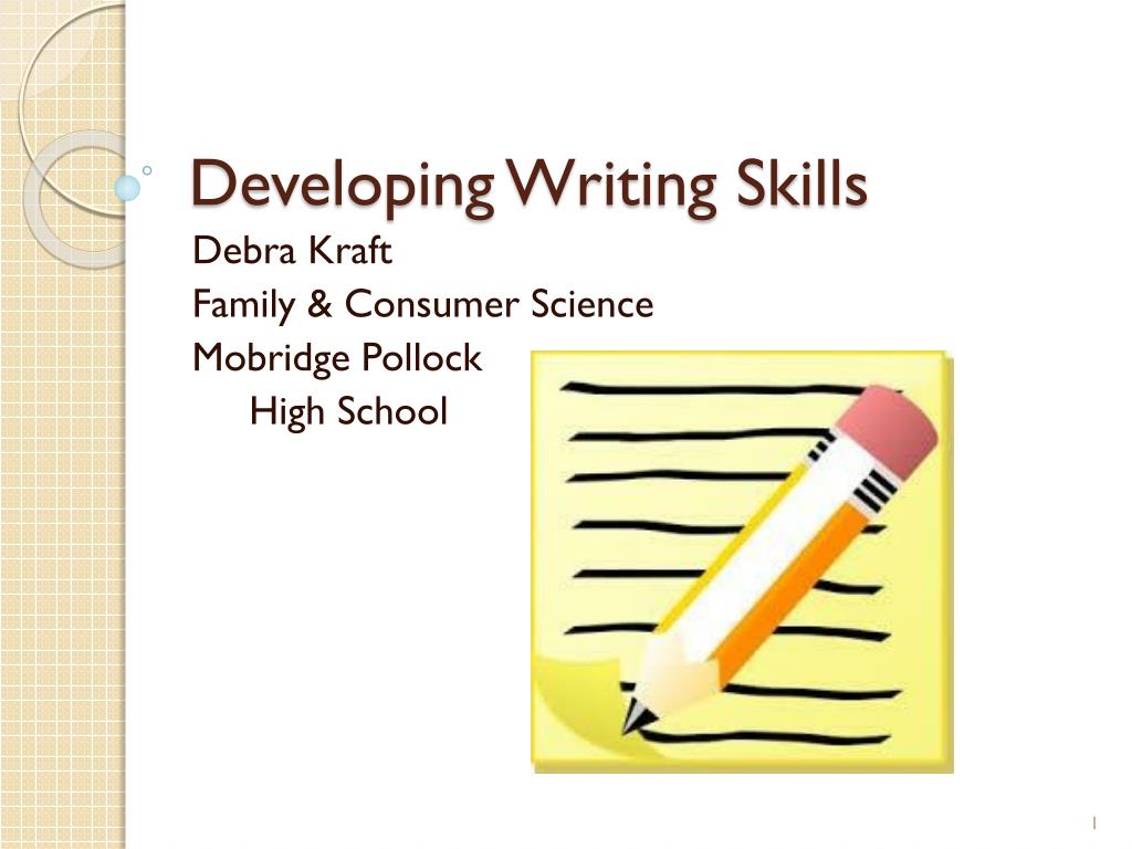 PPT - Developing Writing Skills PowerPoint Presentation, free download ...