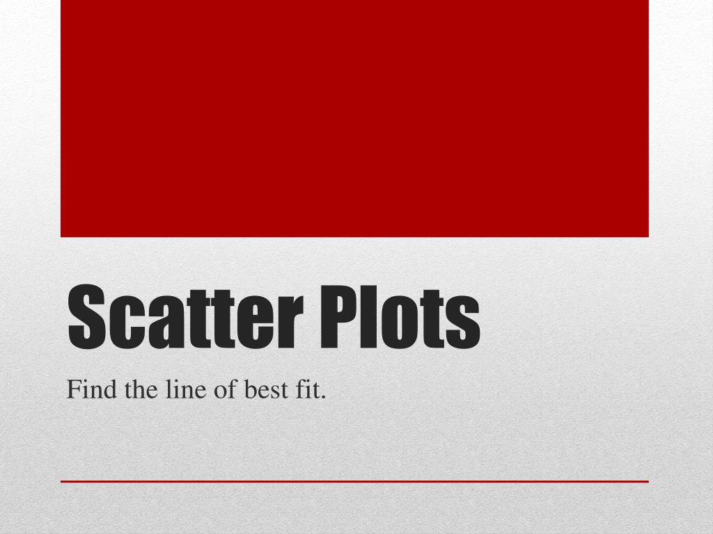 PPT - Scatter Plots PowerPoint Presentation, free download - ID:1607728