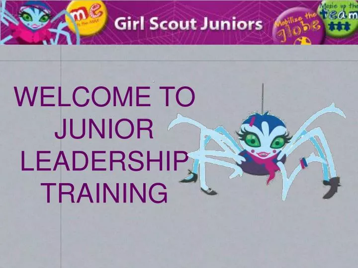 welcome to junior leadership training
