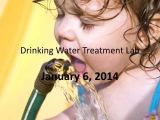 Drinking Water Treatment Lab