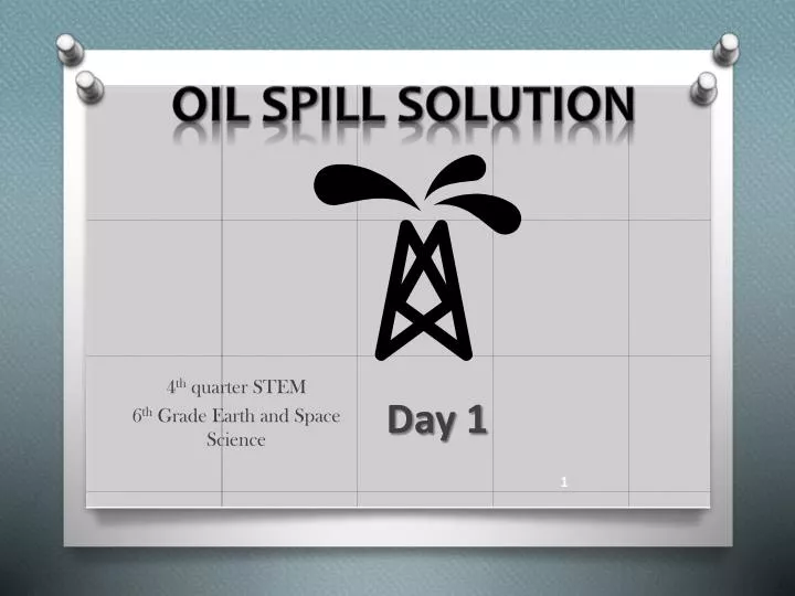 oil spill solution