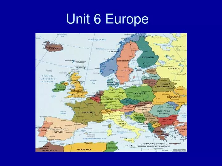 unit 6 europe
