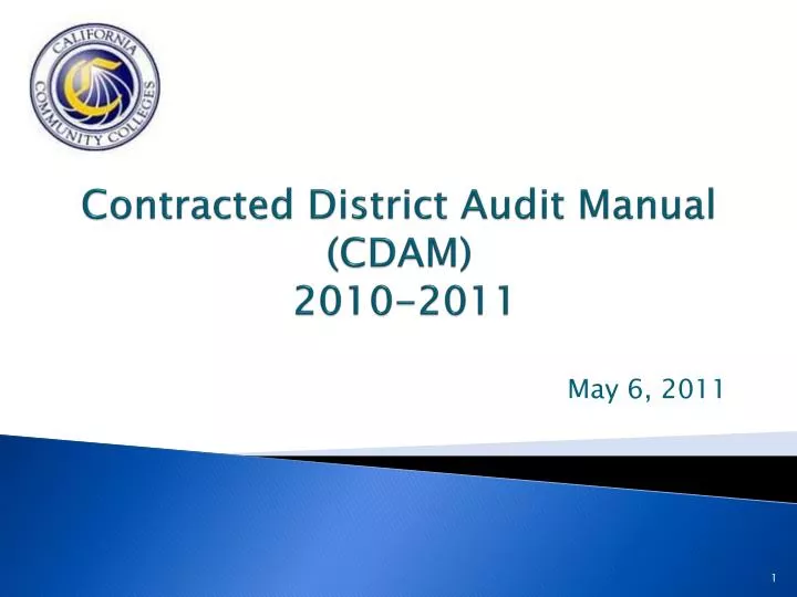 contracted district audit manual cdam 2010 2011