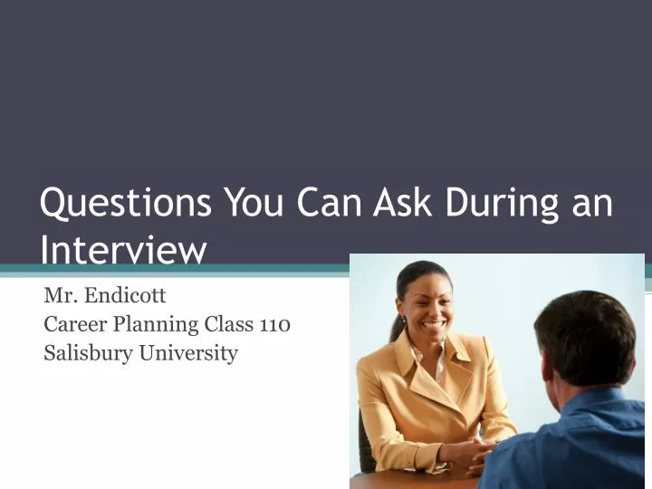 questions you can ask during an interview