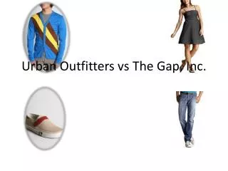 Urban Outfitters vs The Gap, Inc.