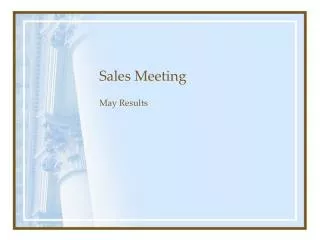 Sales Meeting