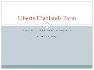Liberty Highlands Farm