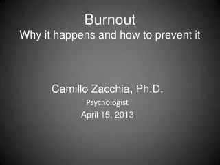 Burnout Why it happens and how to prevent it