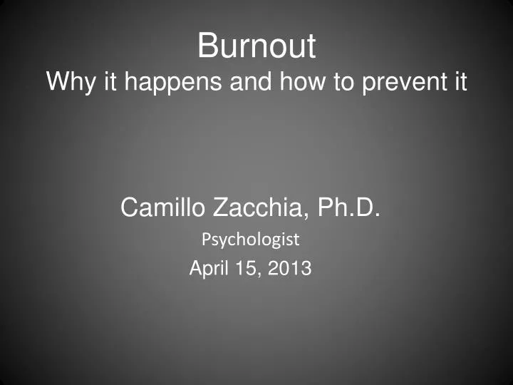 burnout why it happens and how to prevent it