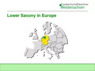 Lower Saxony in Europe