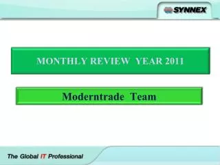 MONTHLY REVIEW YEAR 2011