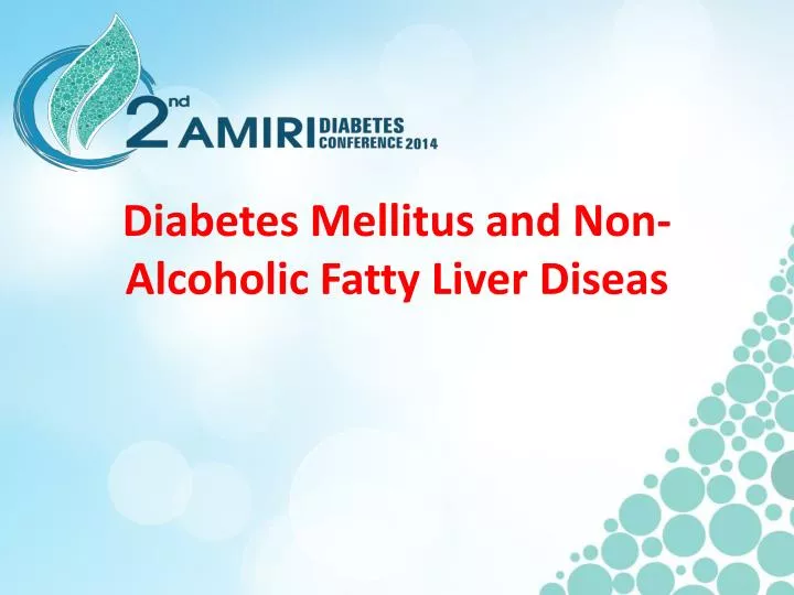 diabetes mellitus and non alcoholic fatty liver diseas