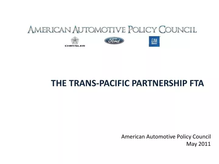 the trans pacific partnership fta