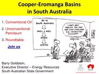 Cooper-Eromanga Basins in South Australia