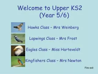 Welcome to Upper KS2 (Year 5/6)